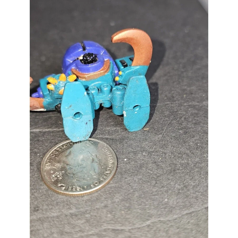Vtg ZBots HALFBAK original 1993 Galoob Z Bots Bitebot figure micro machine